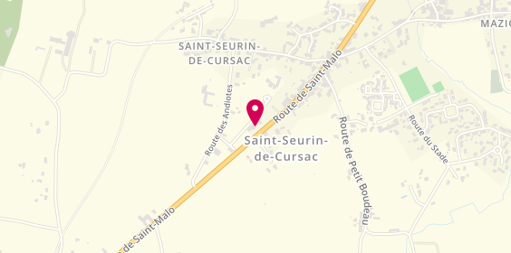 Plan de Auto Primo, 21 Route de Saint-Malo, 33390 Saint-Seurin-de-Cursac
