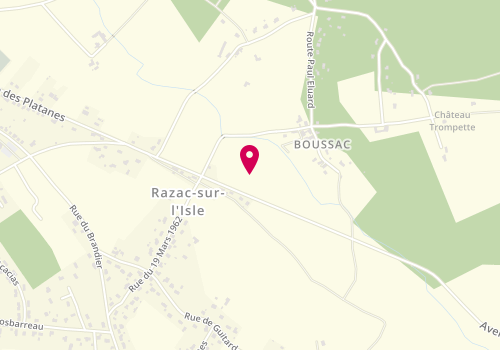 Plan de EUROREPAR, 34 Route de Bordeaux, 24430 Razac-sur-l'Isle