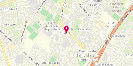 Plan de Peugeot, Zone Aménagement du Pre Ruffier
avenue Jean Vilar, 38400 Saint-Martin-d'Hères