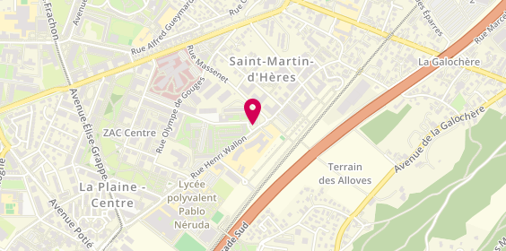 Plan de Garage le Portail Rouge, 185 Avenue Ambroise Croizat, 38400 Saint-Martin-d'Hères