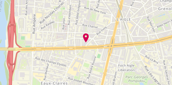 Plan de Garage des Violettes, 28 Rue Irvoy, 38000 Grenoble
