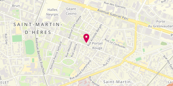 Plan de Autoloc Services, 165 avenue Ambroise Croizat, 38400 Saint-Martin-d'Hères