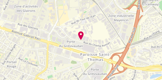 Plan de Rds Automobiles, 21 Rue du Champ Roman, 38400 Saint-Martin-d'Hères