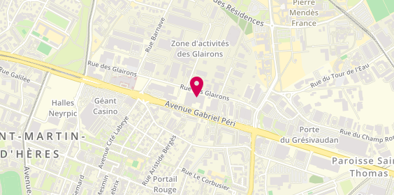Plan de 1.2.3. Pare Brise, 117 avenue Gabriel Péri, 38400 Saint-Martin-d'Hères