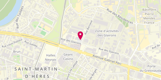 Plan de Api Saint Martin d'Hères, 11 Rue des Glairons, 38400 Saint-Martin-d'Hères