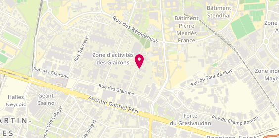 Plan de Frachon Automobiles, 3 Rue Georges Pérec, 38400 Saint-Martin-d'Hères