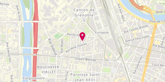 Plan de Charrière-Auto, 7 Rue Aimé Berey, 38000 Grenoble