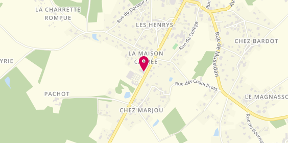 Plan de EUROREPAR, Zone Commerciale
Les Grands Champs, 24410 Saint-Aulaye-Puymangou