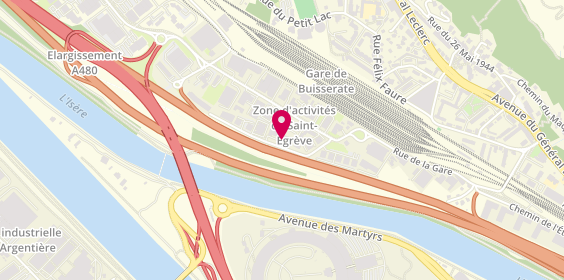 Plan de Deboss Auto 38, 200 Rue des 20 Toises, 38950 Saint-Martin-le-Vinoux