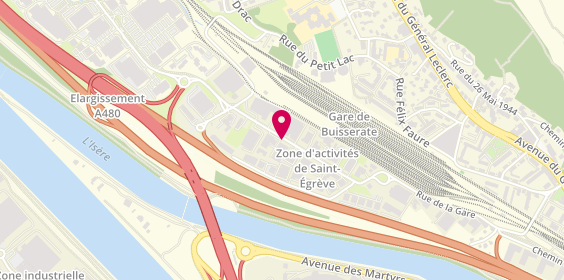 Plan de Centre Auto Sur Mesure, 21 Rue de Brotterode, 38950 Saint-Martin-le-Vinoux