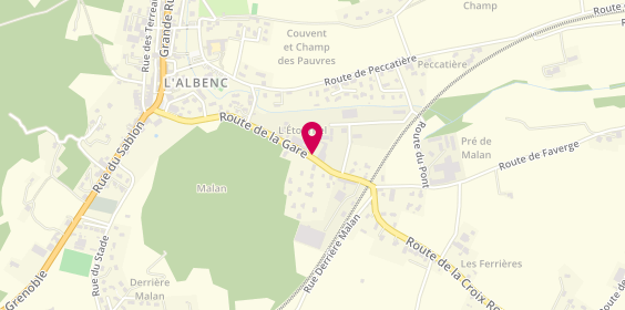 Plan de Carrosserie Pachot, 527 Route de la Gare, 38470 L'Albenc