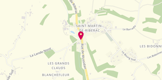 Plan de Auto Casse 24, le Bourg
4 Rue de Mussidan, 24600 Saint-Martin-de-Ribérac