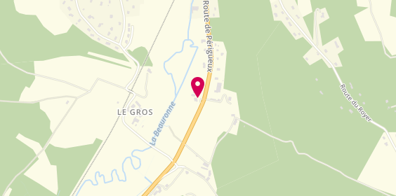 Plan de Access - TotalEnergies, 24 Route de Périgueux, 24460 Château-l'Évêque