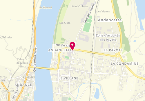 Plan de Girard Auto Service, Rue de la Mairie, 26140 Andancette