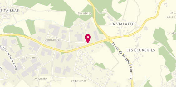 Plan de Saint Pal Auto, Zone Industrielle Les Pins, 43620 Saint-Pal-de-Mons