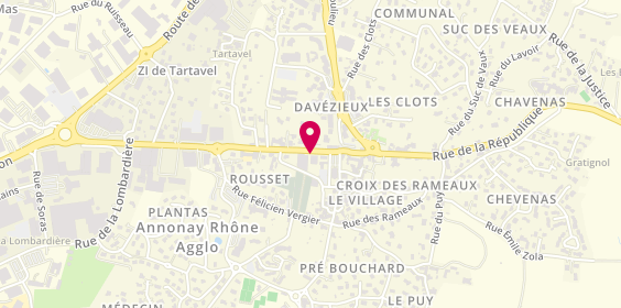 Plan de Delko, 732 Rue de la Republique, 07430 Davézieux