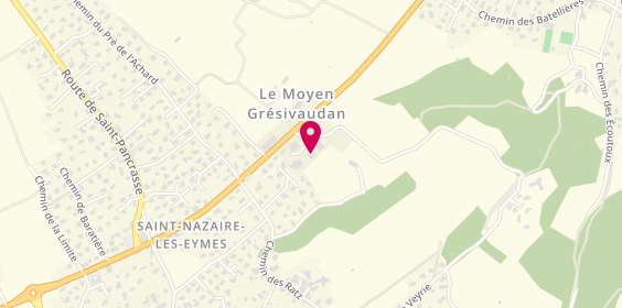 Plan de Garage des Eymes, Zone Artisanale chemin de Pré Figaroud, 38330 Saint-Nazaire-les-Eymes