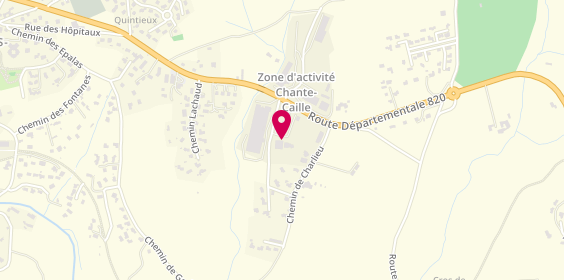 Plan de EURL Viola, Route de Massas Zone Industrielle De chemin de Chantecaille, 07430 Saint-Clair