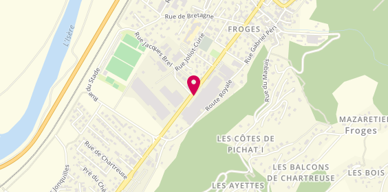 Plan de Garage Blondeau, 453 Boulevard République, 38190 Froges
