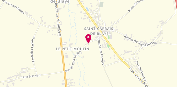Plan de Carrosserie Briolais, 3 Lieu-Dit Petit Moulin, 33820 Saint-Caprais-de-Blaye
