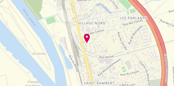 Plan de Garage Pascal Berthet, 33 avenue de Lyon, 26140 Saint-Rambert-d'Albon