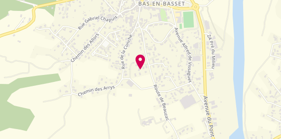 Plan de PMS Auto, 18 Route de Beauzac, 43210 Bas-en-Basset