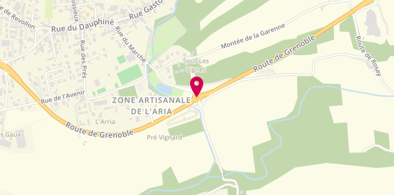 Plan de First Stop, Quartier la Prat Route Nationale 7, 38150 Chanas