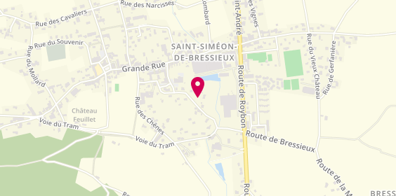Plan de Ng Auto, 323 Rue de la Jalinière, 38870 Saint-Siméon-de-Bressieux