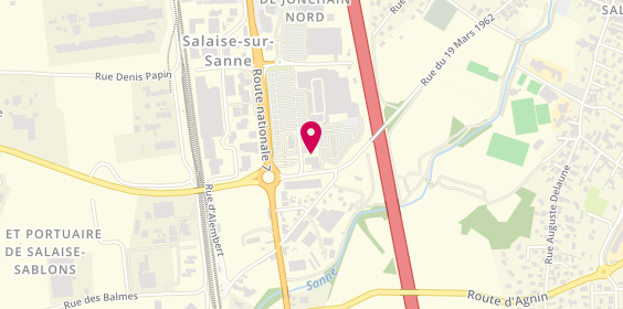 Plan de Norauto, Zone Commerciale de Jonchain Centre Commercial Carrefour
Rue Jonchain N, 38150 Salaise-sur-Sanne
