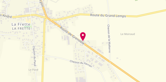 Plan de Agent Peugeot, 505 Route de Grenoble, 38260 La Frette