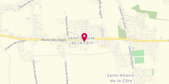 Plan de Garage Badin, 950 Route des Alpes, 38260 Saint-Hilaire-de-la-Côte