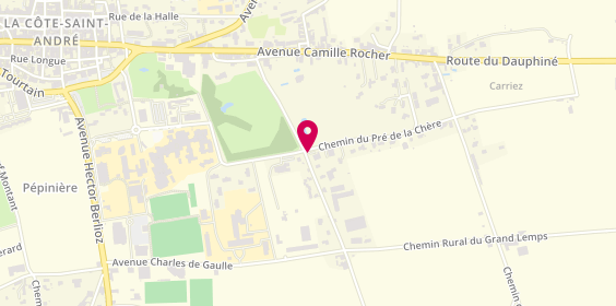 Plan de Ced Auto Services, 66 Avenue du Marechal Joffre, 38260 La Côte-Saint-André