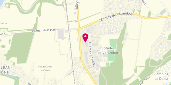 Plan de Agent Citroen, 182 Artisanal Zone Of
252 Rue Marius Feuillet, 38370 Saint-Clair-du-Rhône