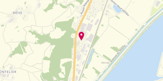 Plan de Centre Auto Verlieu, Zone d'Activite de Verlieu, 42410 Chavanay
