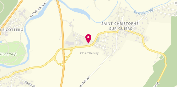 Plan de Dm Auto Chartreuse - Top Garage, 428 Route de Entre- 2 -Guiers, 38380 Saint-Christophe-sur-Guiers