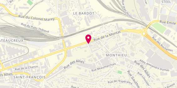 Plan de Speedy, 109 Rue de la Montat, 42000 Saint-Étienne