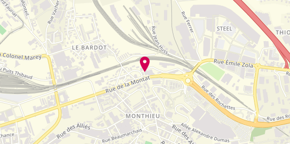 Plan de VPN Autos - Saint Etienne, 133 Rue de la Montat, 42100 Saint-Étienne