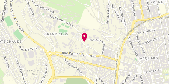 Plan de Proximeca, 2 Rue Antoine Roche, 42000 Saint-Étienne