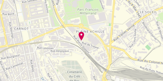 Plan de CLINIQUE AUTOMOBILE Joseph RUSSO, 33 Rue du Treyve, 42000 Saint-Étienne