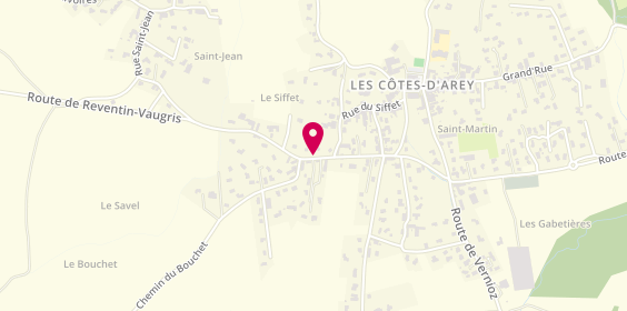 Plan de RENAULT Groupe Liberté Agent, Route Reventin Vaugris, 38138 Les Côtes-d'Arey