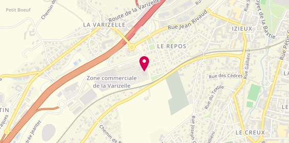 Plan de Centr'Auto Plaine SAINT CHAMOND - PARKING LECLERC, Zone Aménagement de la Varizelle, 42400 Saint-Chamond