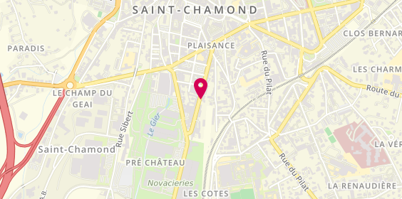 Plan de ONAT Pneu AUTO, 29 Cr Adrien de Montgolfier, 42400 Saint-Chamond
