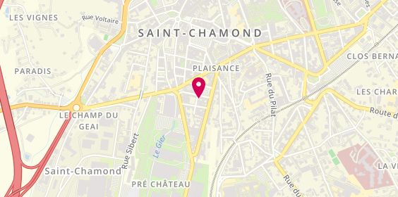 Plan de Ilex Auto Services, 8 Rue du Pré Château, 42400 Saint-Chamond