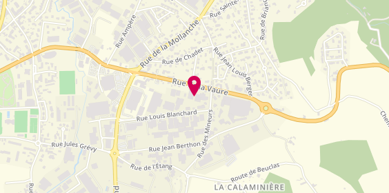 Plan de Bardon Vulcanisation, 46 Rue de la Vaure, 42290 Sorbiers