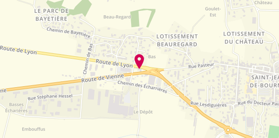 Plan de PEUGEOT - Saint-Jean AUTO, 60 Route de Vienne, 38440 Saint-Jean-de-Bournay