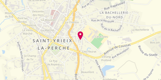 Plan de Renault Saint-Yrieix, 25 Avenue Jules Ferry, 87500 Saint-Yrieix-la-Perche