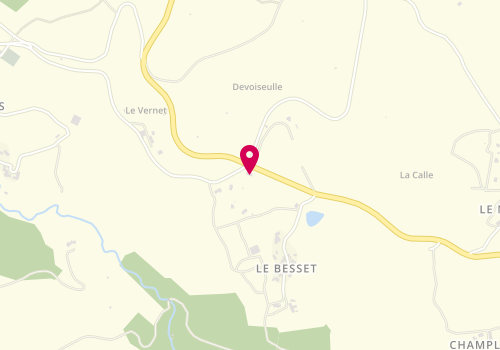 Plan de Four Speed, 1 Route de Saint Jean
La Combe, 42560 Gumières