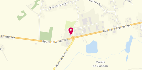 Plan de Volkswagen, Vu) Zone Artisanale Etang de Charles
Route de Chambéry, 38490 Les Abrets-en-Dauphiné