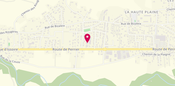Plan de Mondial Pare Brise, 1260 Route de Perrier, 63500 Issoire