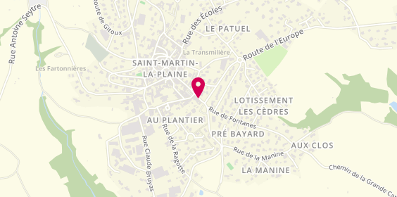 Plan de Motrio, 5 Rue Antoine Marrel, 42800 Saint-Martin-la-Plaine